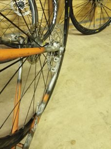 Rear dropouts after the conversion